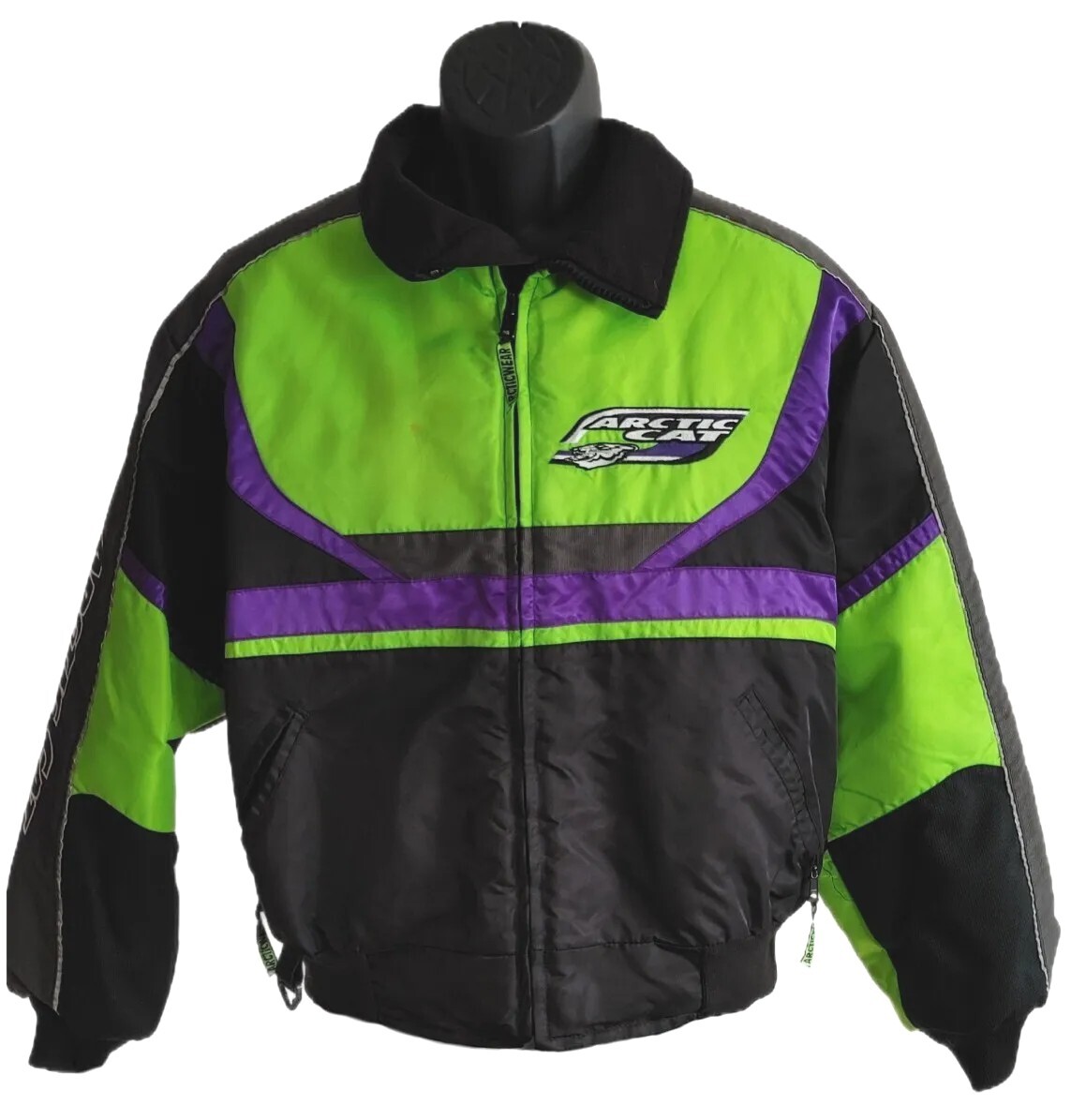 Vintage Arctic Cat Snowmobile Jersey-Lined Jacket Vintage Arctic Cat Snowmobile Jersey-Lined Jacket