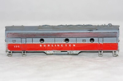 Athearn HO Scale Custom painted EMD F7 B-unit Burlington