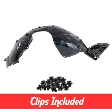 Front Driver Side Fender Liner w/ Clips For 2016-2018 Honda Civic HO1248158