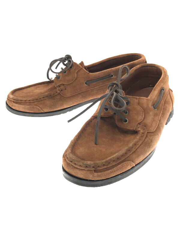 YUKETEN Suede Leather Brown Mario Boat Shoe Boots Size 43E