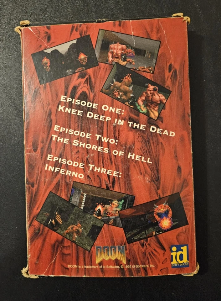 Doom - 1993 Original v1.1 - Registered disks (blue) - Big Box Collection - RARE! - Image 3 of 4
