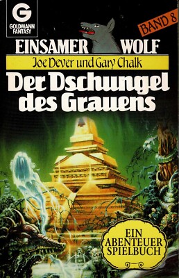 Joe Dever - Einsamer Wolf 8 - Der Dschungel des Grauens - B+/A/B+