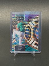 2024 Panini Select #9 Noble Meyer Rookie Tri-Color Premier Prizm Miami Marlins