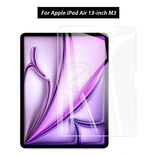 For Apple iPad Air M3 7th 13" 11" 2025 Full Tempered Glass Screen Protector - Picture 8 of 8