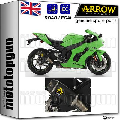 exhaust open carbon c indy arrow for kawasaki zx-10rr zx-10 rr