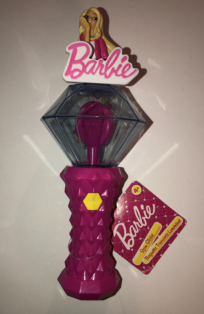 RARE Barbie Light-up Flashing and Color Changing Spin Globe w