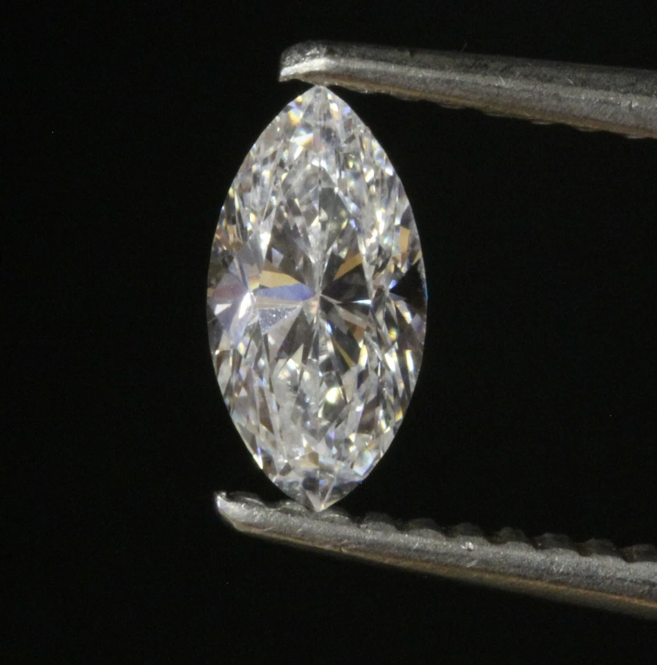 .59ct marquise loose diamond GIA Certified VS2 D Natural fancy cut Earth mined - Image 2 of 4