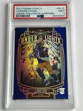 2021 Panini Legacy Ja'Marr Chase Under The Lights Sapphire   /35 Rookie RC PSA 9