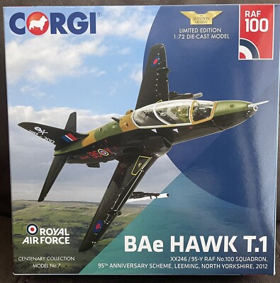 Corgi BAe Hawk T.1 XX246 / 95-Y RAF No.100 Squadron, 95th Anniversary AA36013