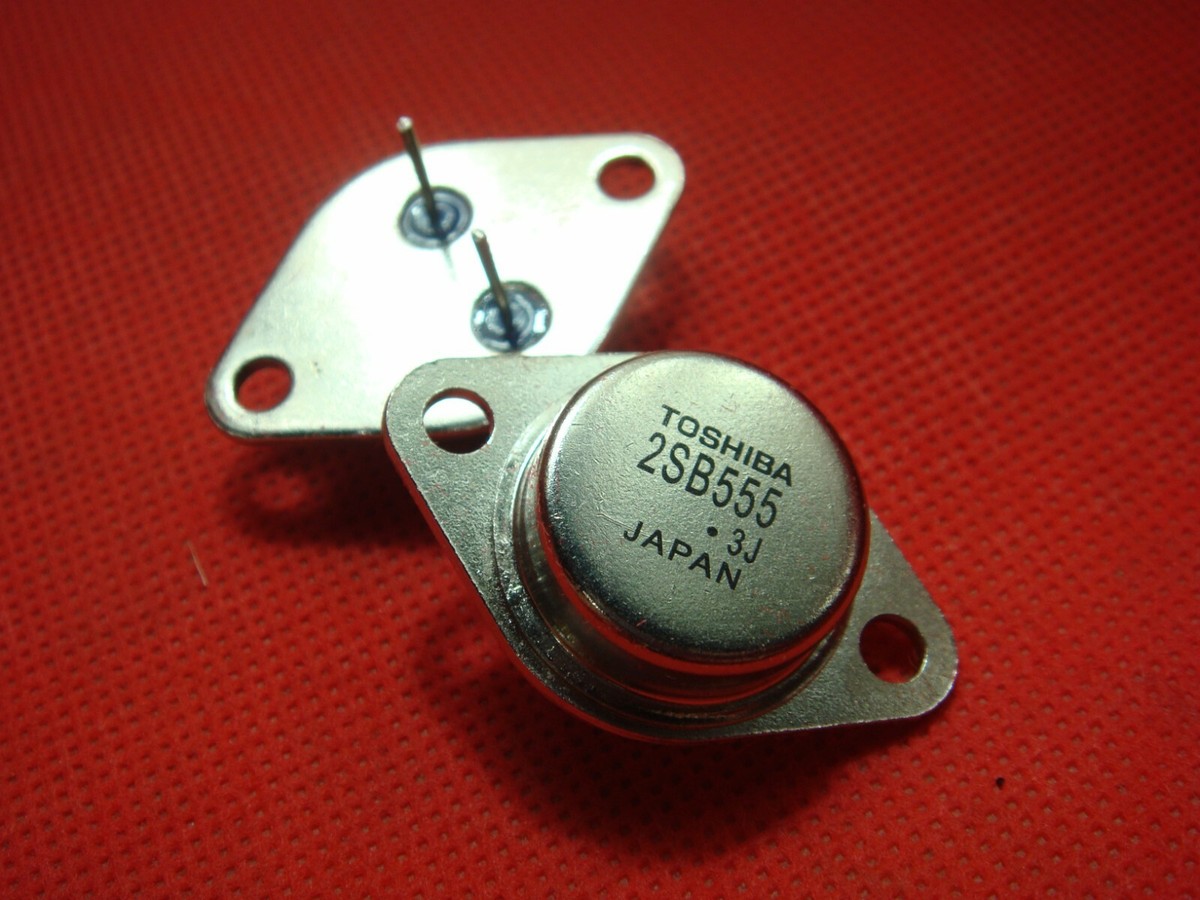 2 Pezzi Transistor 2SB555 PNP Silicone Originale Toshiba TO3 - Nuovo, Spedizione Gratuita USA - Foto 5