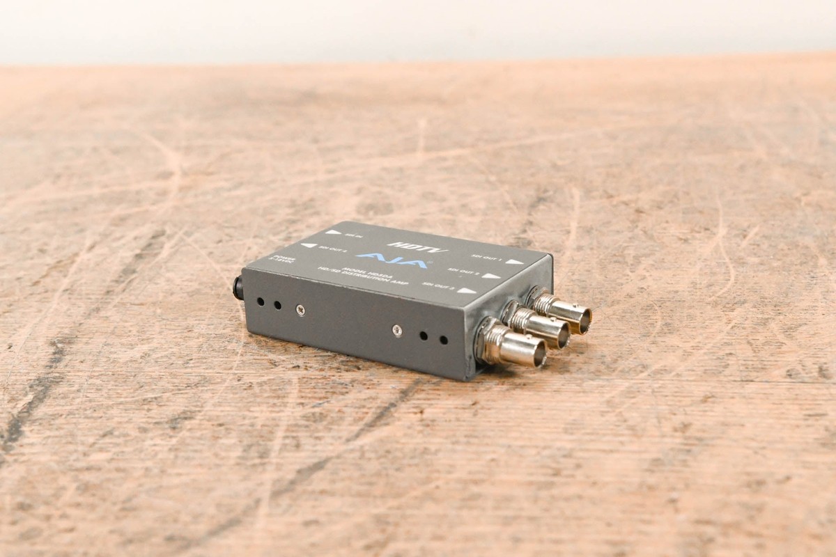 AJA HD5DA 1x4 HD/SD-SDI Distribution Amplifier/Repeater NO POWER