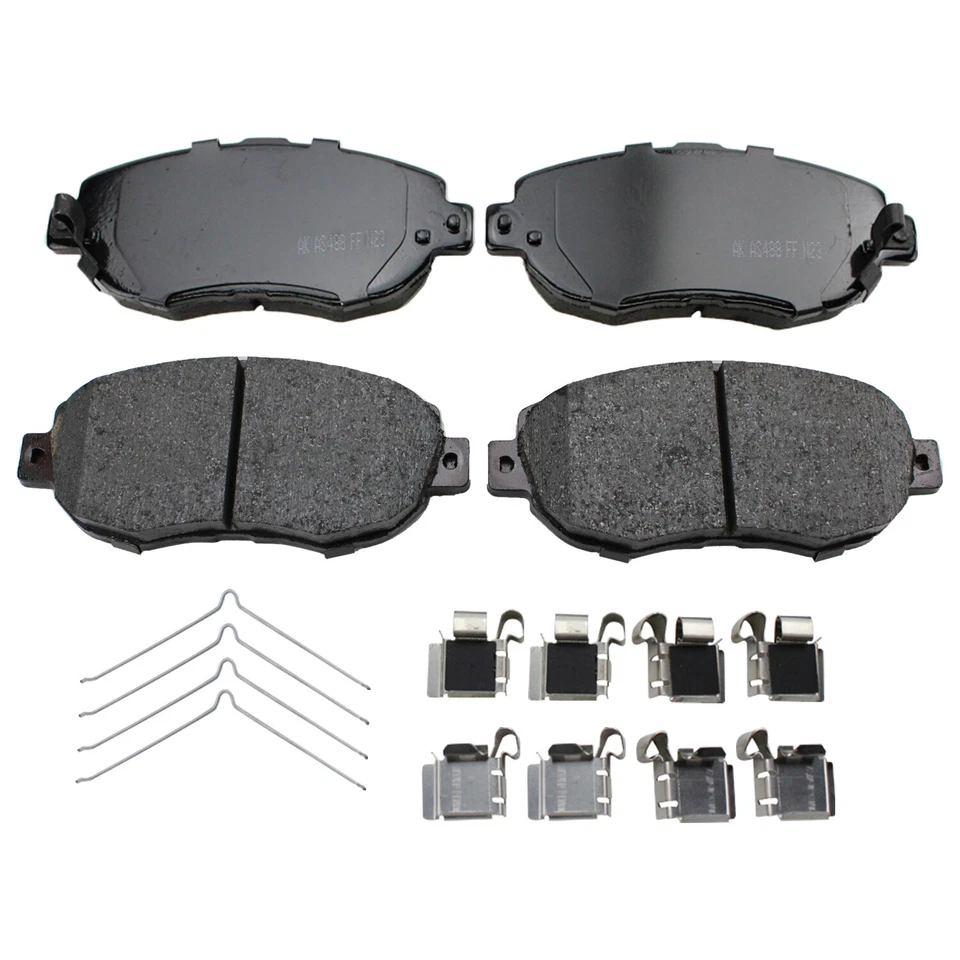 Juego de almohadillas cerámicas delanteras Akebono ProACT con herrajes para Toyota Supra Lexus Foto 2 de 4