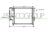 Prasco WasserküHler MotorküHler Aluminium FüR BMW 3Er Cabriolet E36 E30 Compact