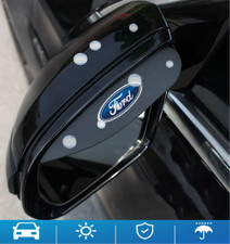 2pc Rear View Mirror Rain Board Eyebrow Sun Visor For Ford Car Accessories 2pc Rear View Mirror Rain Board Eyebrow Sun Visor For Ford Car Accessories