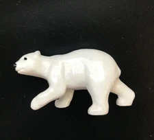 CERAMIC POLAR BEAR FIGURINE
