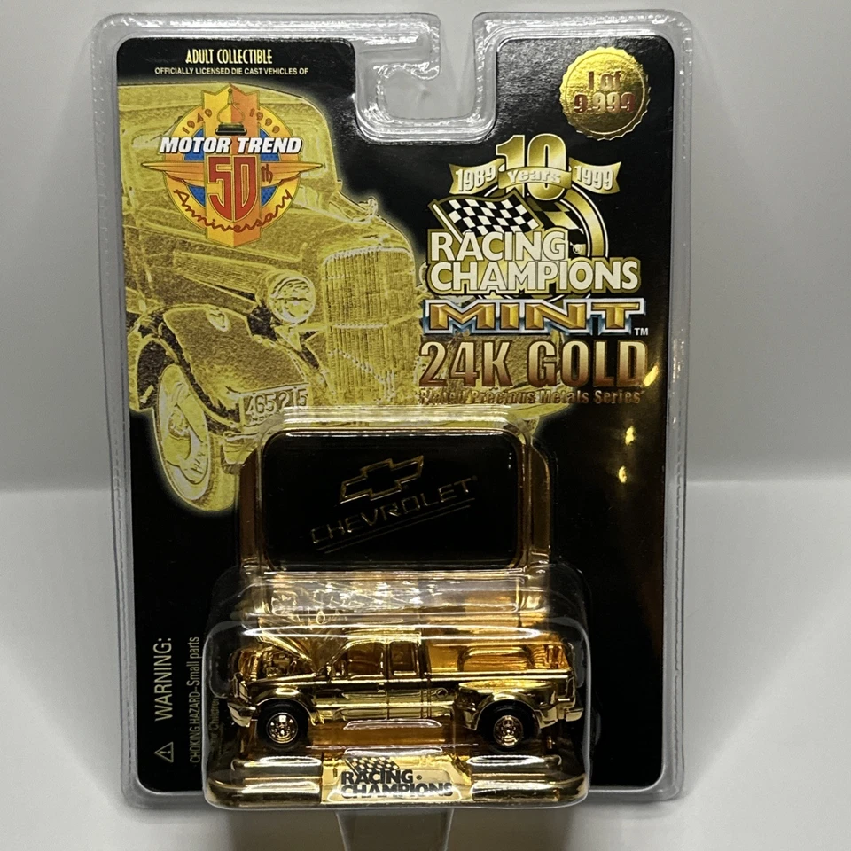 Motor trend Racing Champions Mint 24K Gold Plated Chevrolet Brand W/Ford Truck - Image 3 of 4