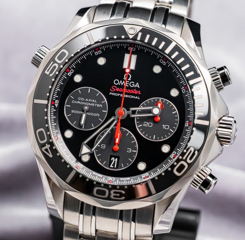 Omega Seamaster Diver 300M Chronograph 44mm Papers Ceramic 212.30.44.50.01.001