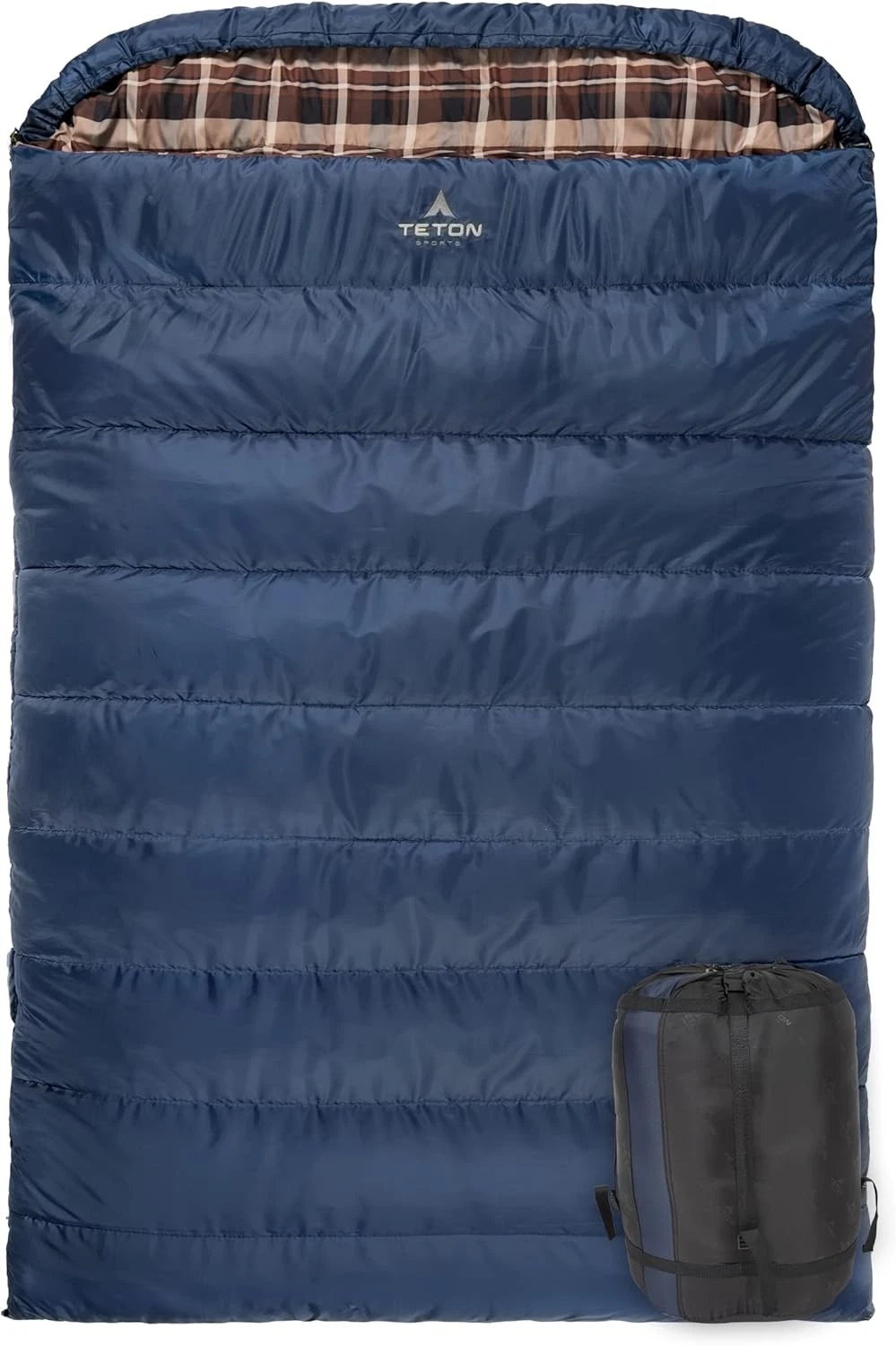 TETON Mammoth, 20 Degree and 0 Sleeping Bags, Double Mammoth 20F, Blue