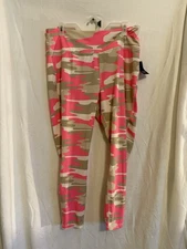 Women’s Crown And Ivy Leggings. Pink Camo New With Tags Size XL NWT $50