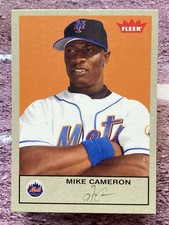 2005 Fleer Tradition Gray Back Mike Cameron #170 New York Mets