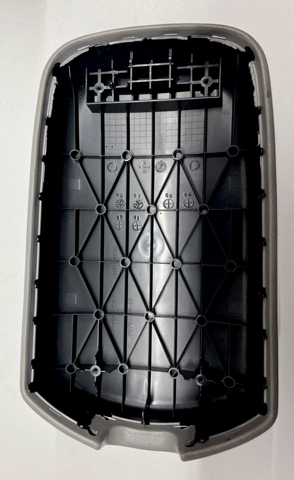 Toyota Rav 4 Rav4 2006-2012 consola central gris vinilo reposabrazos tapa superior cubierta OEM Foto 3 de 4