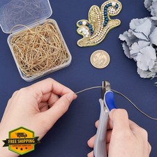 BENECREAT 18ga French Bullion Wire Gold 55.5ft Embroidery Beading