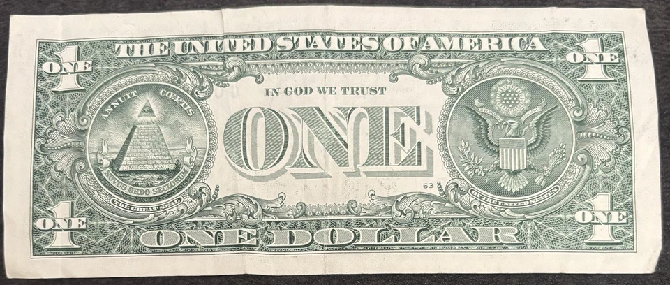 2021 Chicago $1 Bill March 2nd 2001 Birthday/Ann. Low Sum 9 Ladder Note - Image 2 of 2