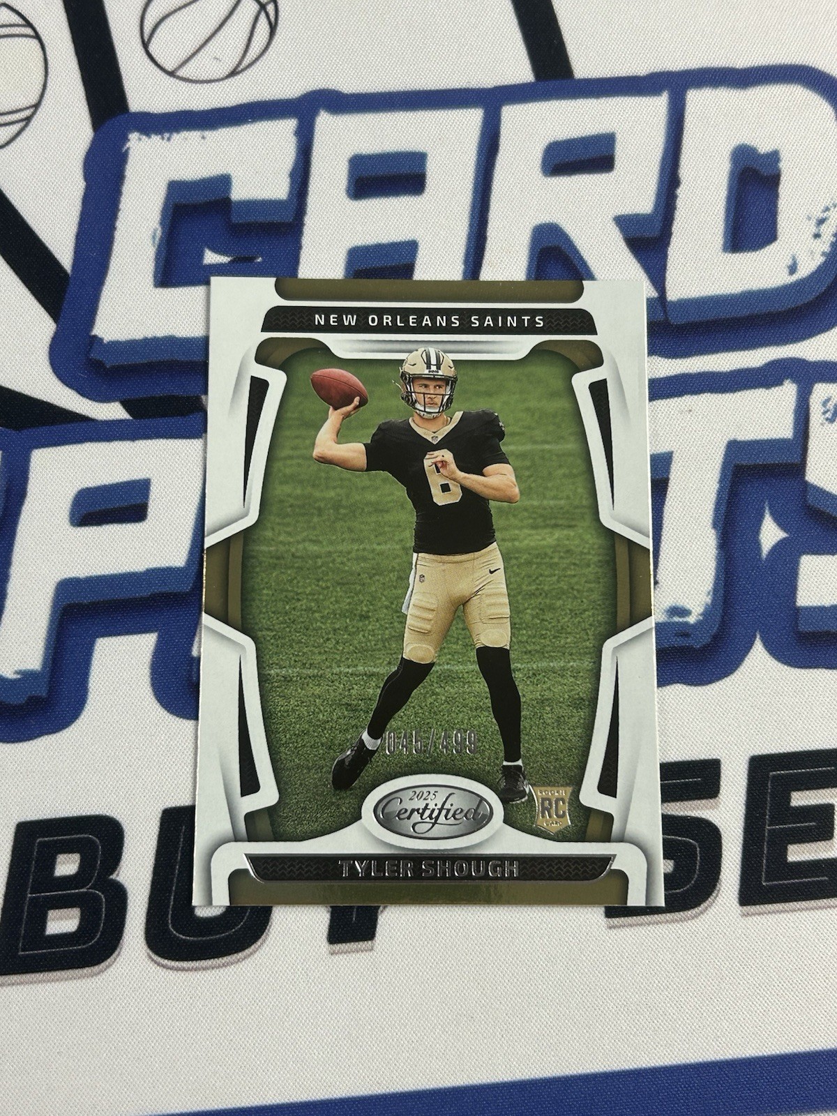 2025 Panini Certified White #102 Tyler Shough /499