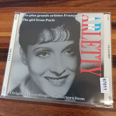 ARLETTY arletty - the girl from paris VG+/VG+ (CD Album, Chanson, PMF)