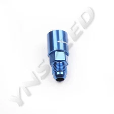 US SHIP AN6 -6AN Quick Connect 5/16" Female Fuel Line Rail Fitting Adapter Blue