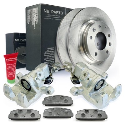 2x Bremssattel Bremsscheiben Bremsbeläge hinten für Mazda 6 GG GH GY pfandfrei
