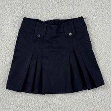 French Toast Kids/Girls Navy Blue School Uniform Pleated Skirt size 6 TM225