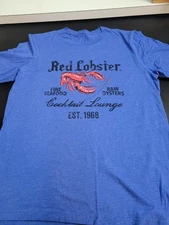 RED LOBSTER COCKTAIL LOUNGE Official Unisex Restaurant T-Shirt XL ?