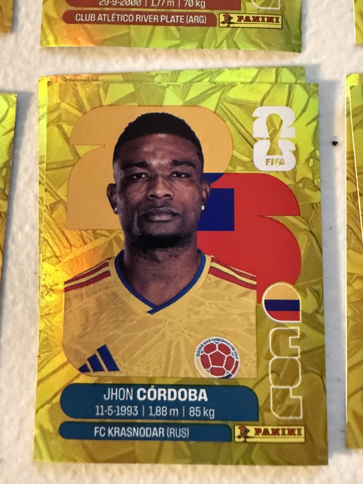 2026 Panini FIFA World Cup Stickers - YOU PICK - Gold