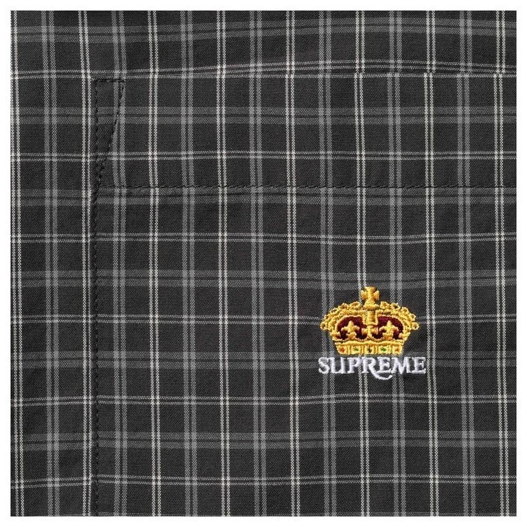 Supreme Mini Camisa a Cuadros Negro