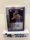Thomas Sorber 2025 Topps Chrome Purple Refractor Rookie Auto RC /75  Okc Thunder