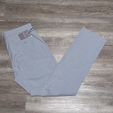 Peter Millar Crown Crafted Oslo Gray Performance Surge Pants Men's Size 36x32