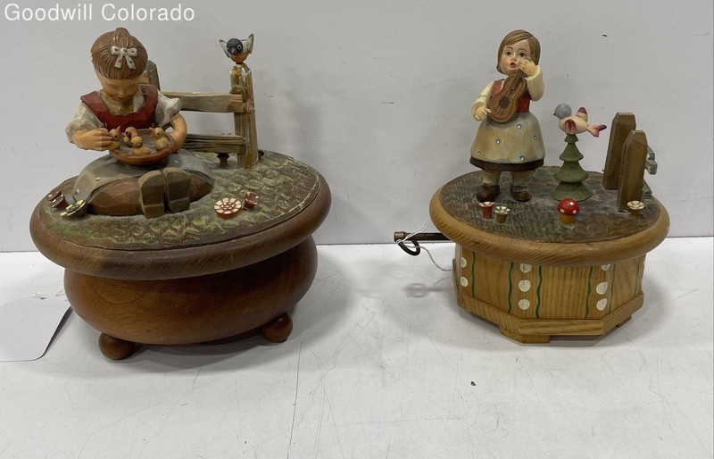 Thorens Pair of Anri German Music Boxes