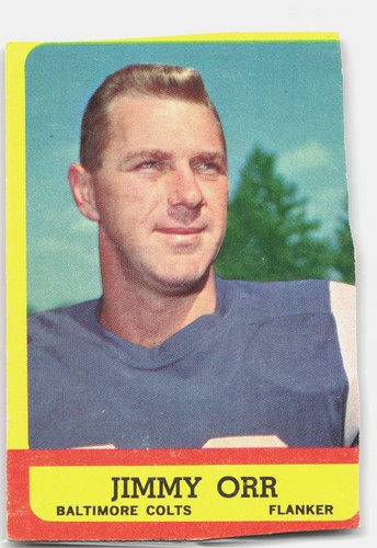 Jimmy Orr #3 1963 Topps card