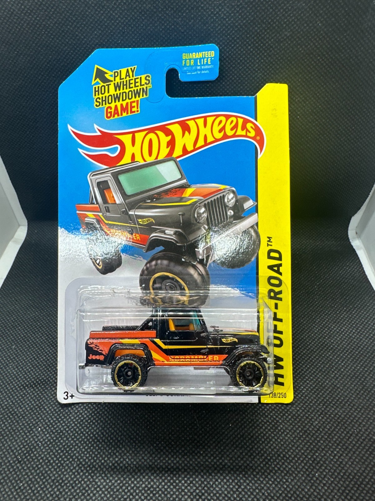 2014 Hot Wheels Jeep Scrambler #138 Black