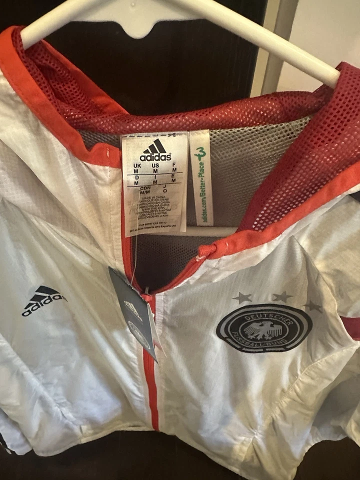 Chaqueta extremadamente rara nueva con etiquetas 2014 Adidas Alemania Selección Nacional WC 2014 TALLA M D83721 Foto 3 de 3