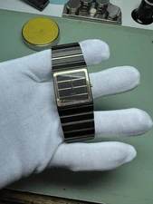 Vintage 28mm Concord Steel/gold Watch 959001 eta Movement For Parts