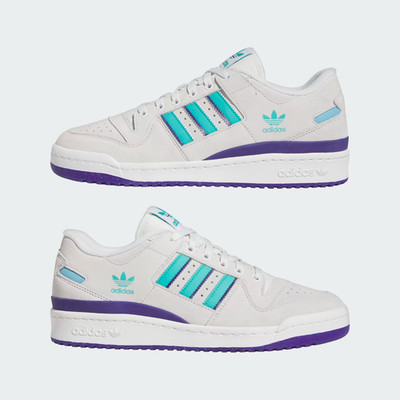 Size 13 Adidas Forum 84 Low ADV Original RETRO COLORS HP9093 White Suede