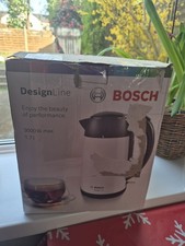 Bosch DesignLine White Stainless Steel Cordless Kettle, 1.7 - TWK3P421GB