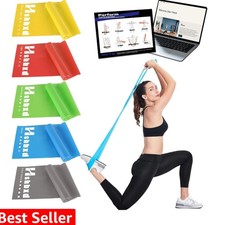 Resistance Bands for Working Out, Physical Therapy Bands, Latex Free Elastic ...