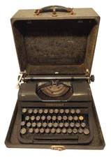 Underwood Ace Vtg Portable Mechanical Typewriter With Case - Serial # B58472 thumbnail