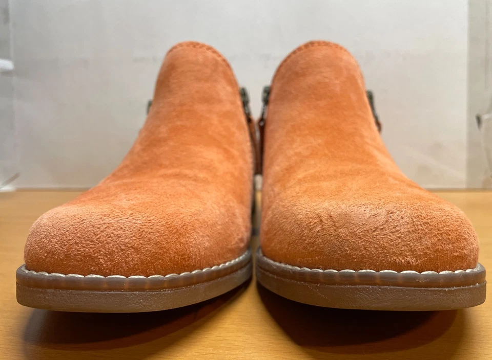 Nuevas Mujeres Hush Puppies Mazin Cayto Jengibre Especias Cremallera Lateral Botines EE. UU. Talla 10 Foto 3 de 4