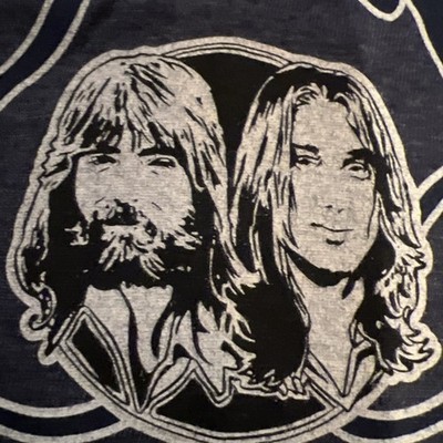Kenny Loggins & Jim Messina Baseball Raglan Concert Tour Shirt Adult Large New