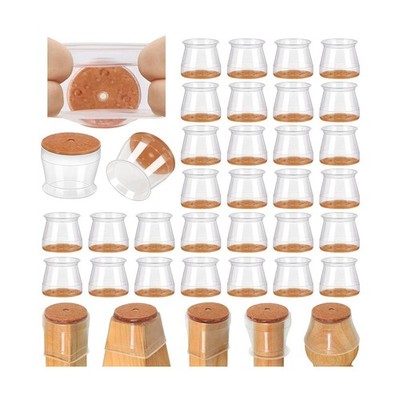 32 Pcs VIUME Chair Leg Floor Protectors for Hardwood Floors Sil... Fast USA SHIP