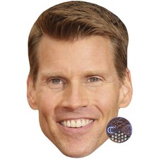 Scott Hanson (Smile) Celebrity Mask, Flat Card Face, Fancy Dress Mask